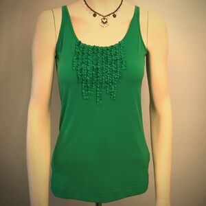 The Limited Green Sleeveless Top